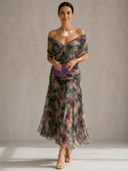 Carmen | Vestido de noche color coral