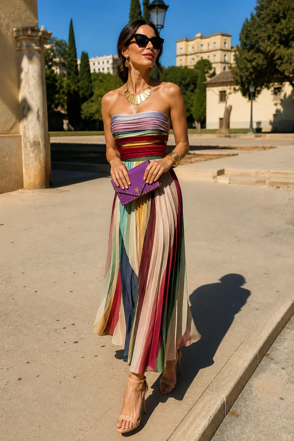 Clorinda | Elegante vestido largo