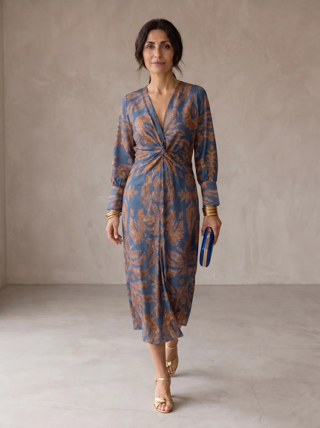 Amanda | Vestido midi de elegancia floral