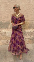 Carmen | Vestido de noche color coral