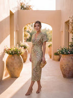 Antonella | Elegante vestido de tejido ligero y fluido