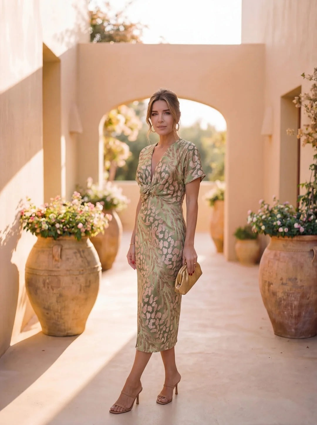 Antonella | Elegante vestido de tejido ligero y fluido