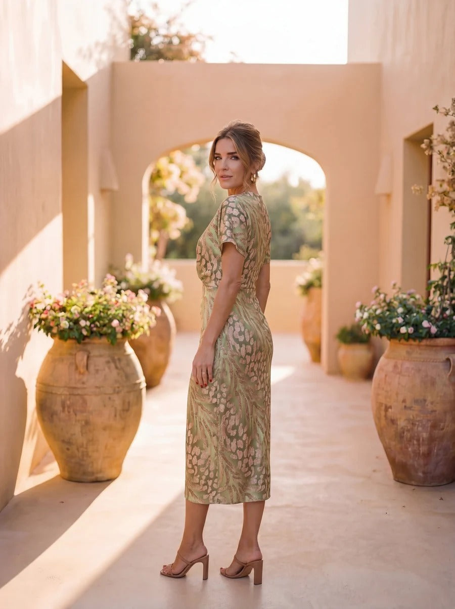 Antonella | Elegante vestido de tejido ligero y fluido