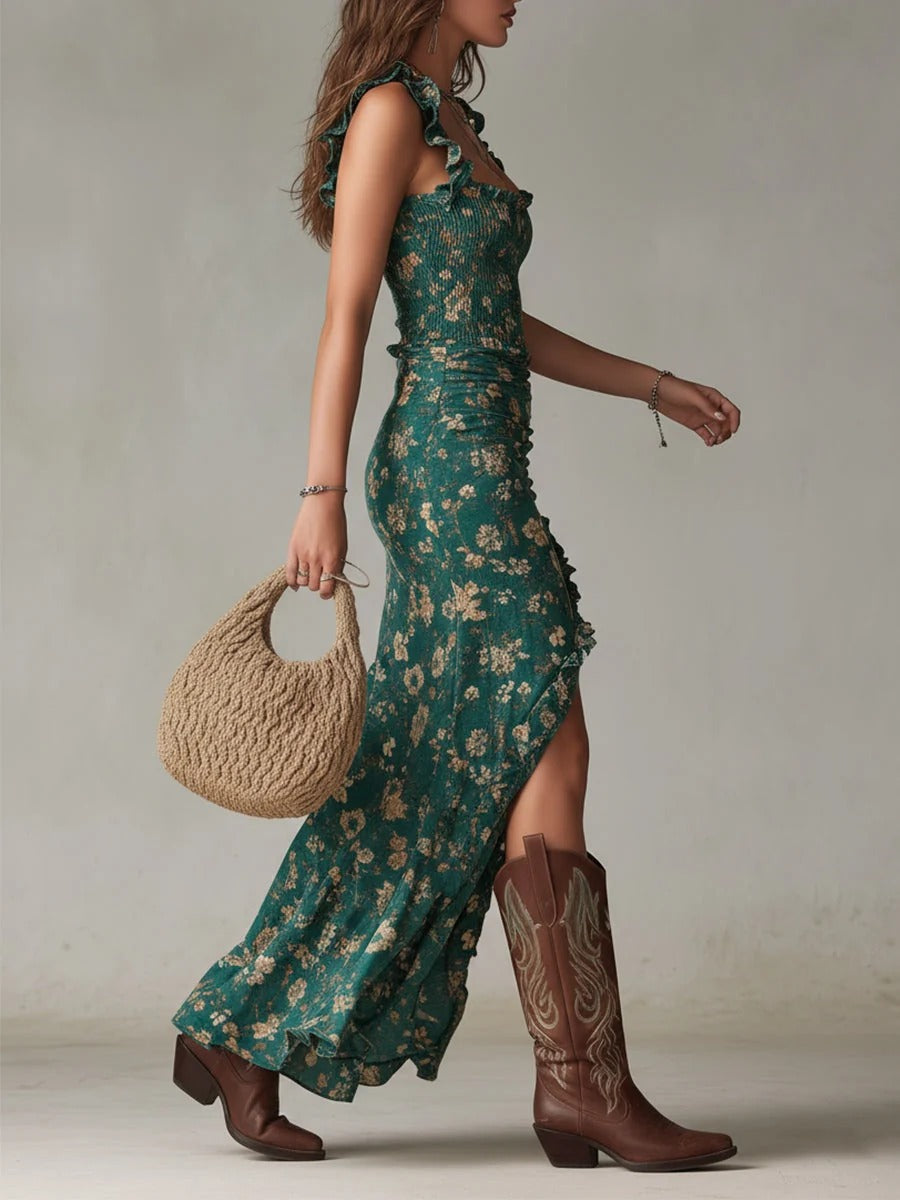 Elizabeth | Elegante look retro largo