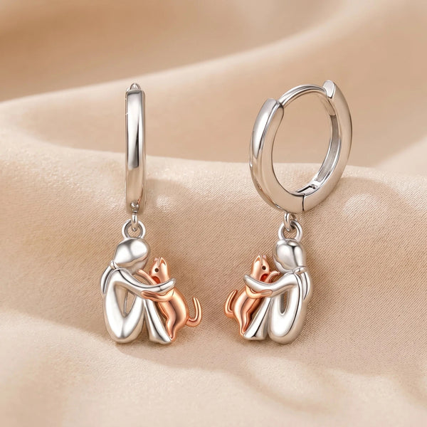 Blanca™ | Pendientes de mujer y de gato