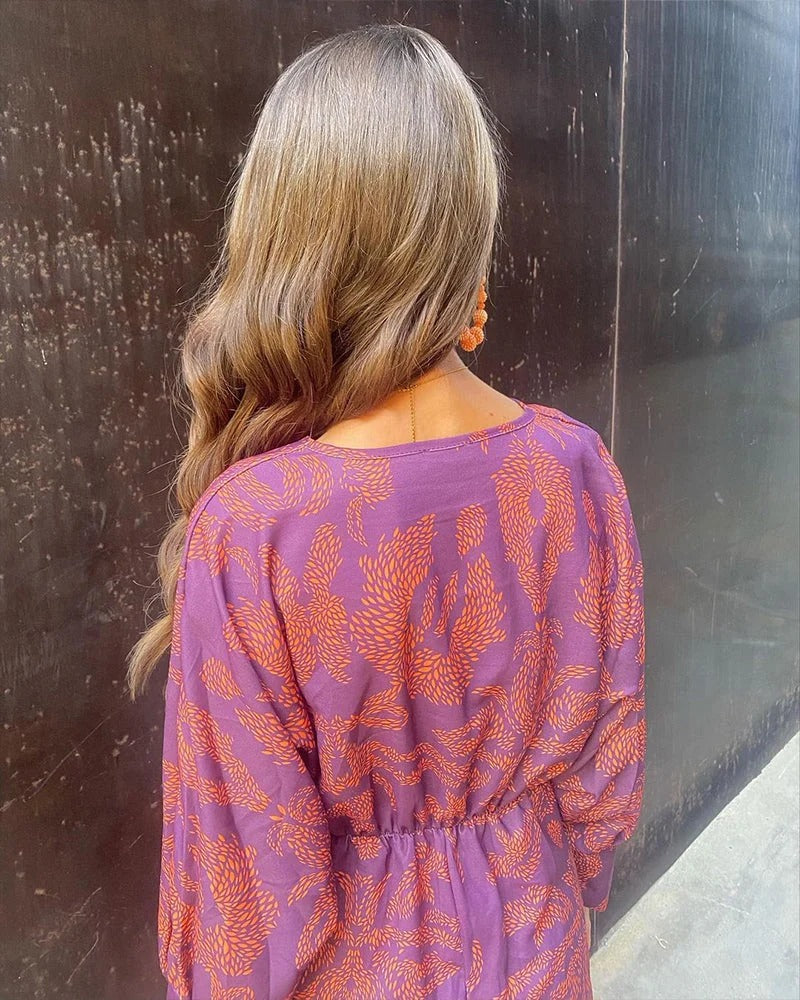 Amanda | Vestido midi de elegancia floral